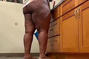 The kitchen becomes our favorite spot for intimate moments.