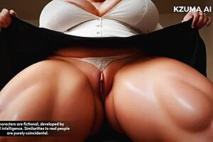 bbw milf do rabo grande e gostosa ai generated