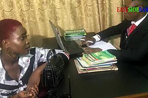 Mature Lecturer Insists On Fucking Chubby Student With Big Black Cock For Exam Pass.