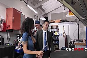 shay sights as cncmom gets freeuse at the garage. fucking and sucking all day.