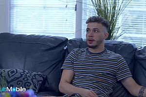 blonde milf enjoys thick dick and gets tits full of cum 😍