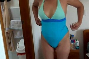 i couldn't resist any longer and on the beach i was fucked by my stepson he came inside me?