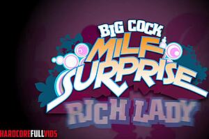 Milf next door shaved pussy heels getting fucked by neighbor with cumshot facial