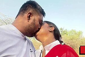 Indian Couple Fucks Passionately Outdoors