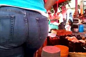 Milf In Jeans Asks, 'Want My Big Ass On The Street?'