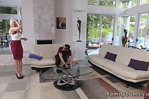 hd stepmom seduces boss's stepdaughter in study session