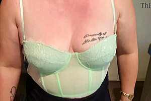 Kiwi milf gets her cunt kicked by master.