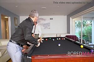 Two men freely use this milf in a fetish fantasy, engaging in intense sex acts without restraint