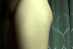 amateur asian slut has three orgasms masturbating, so horny