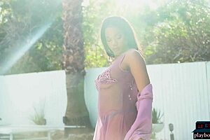 two amazing ebony models selene kitt and mimi desuka show off for playboy