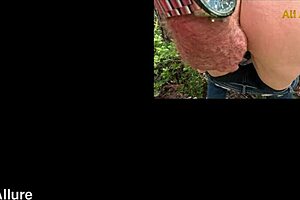 ali allure rides stepbro's harley, gets cum on face