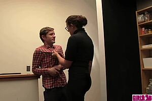 why does hot milf dry hump shy virgin?