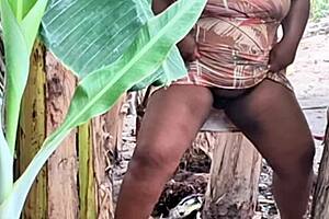 Evangelical milf pees in public with big pussy