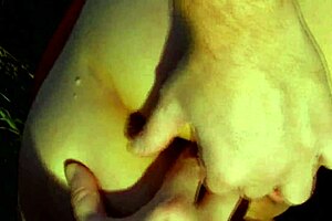 slutty hair colored girl fucking in outdoor