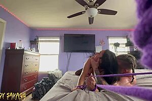 one day, the latina couple explored their desires together