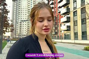 Poor Student Girl Believes It's Just A Gift, But Gets Her Tight Pussy Fucked By Friend's Big Cock In Bedroom