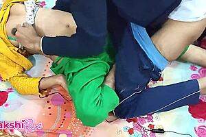 Indian couple's uncut full night sex after toilet, hot romance mixing with hardcore fucking in missionary, cowgirl, creampie