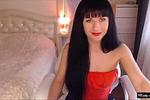 Mlady Tamarr Roman does a retro striptease, teasing tits and fingering pussy in jeans.