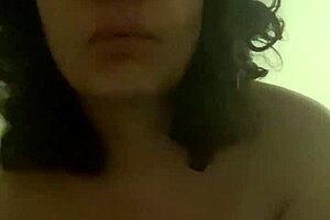 mature latina does sexy striptease in glasses.