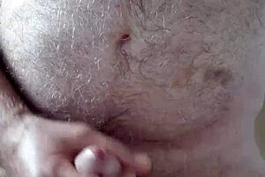 Happy hairy big belly me masturbating with small cock, of course?