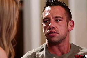 Blonde Babe Swallows Big Dick Then Rides!