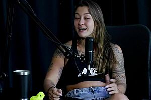 Wouldn't Record With Kidi Bengala But Liked Exhibitionist Part And Pussy Sucking - Flor De Damiana On Sheer Red