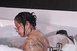 Curvy BBW Latin Milf's Outdoor Golden Shower Tease