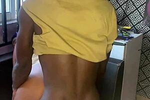 home alone, licking that big bbw pussy