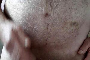 Happy hairy big belly me masturbating with small cock, of course?