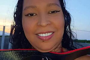 Submissive Milf Dominated Outdoors On Rooftop