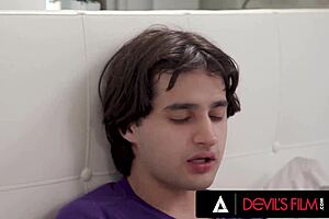 i'm the naughty stepmom annie king fucking my stepson to reduce his fapping.