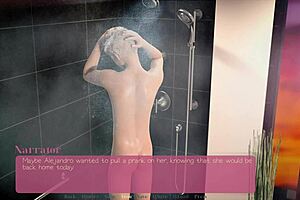 My Big Step Mom Sucking My Dick in Bathroom