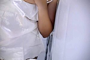 Chubby babe's tits play leads to wet pussy.