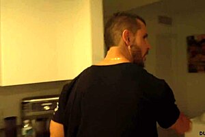 Petite babe joins threesome for hot interracial foursome with monster cocks.