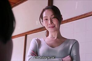 Asian mature Juri Yamaguchi in family roleplay subtitled