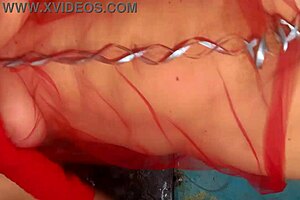 a merry christmas sexy mature lady with natural tits and wet hairy pussy