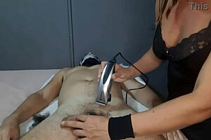 Shaving A Big Penis A Huge Dick And Balls