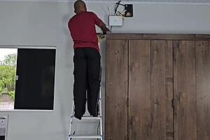 i seduced the internet nerd, twerked on his cock until he came, then rode my ass for more creamy cum 😈