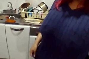 Mature Bbw Dominates In Kitchen