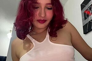 Young Latina Mother-In-Law Helps By Sliding On Cock But Gets It In Ass Accidentally