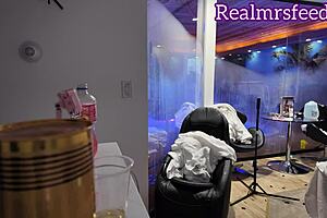 medusa says, 'bind me tight' in bondage scene with black wolf