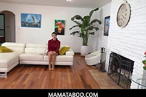 Milf stepmom Penny Barber makes up with stepson intimately.