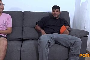 euforia teaches two inexperienced latin rookies how to ride and doggystyle 😏