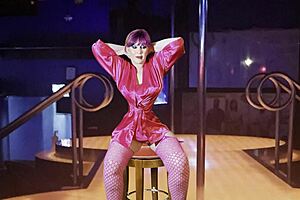 Granny carmen pretty in pink cock sucker!