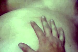 The ssbww gets her pussy fucked pov while husband rubs her belly