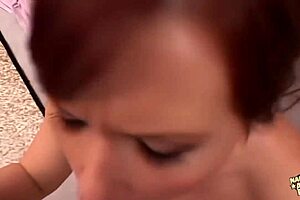 Rough anal riding and deep throat of brunette hottie with small tits