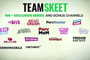 Big tits stepmom surprised by lesbian threesome during massage with petite blonde mother in law