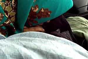 Sexy auntie says, 'Fuck me hard in the car by the highway jungle.'