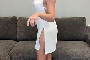 a new try on with the girl next door big tits blue eyes small waist milf redhead cougar roleplay tits neighbors