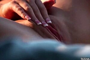 hot tasha reign poses in lingerie